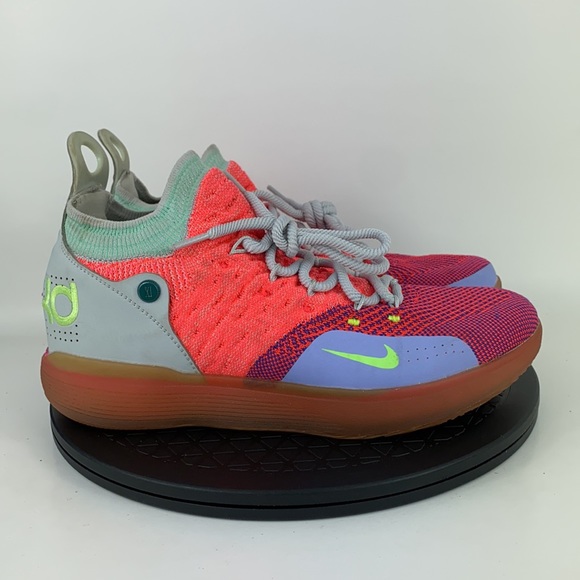 Nike Zoom KD 11 'EYBL Peach Jam' Basketball Shoes AO2604-600 Men's Size 8.5 - Picture 4 of 12